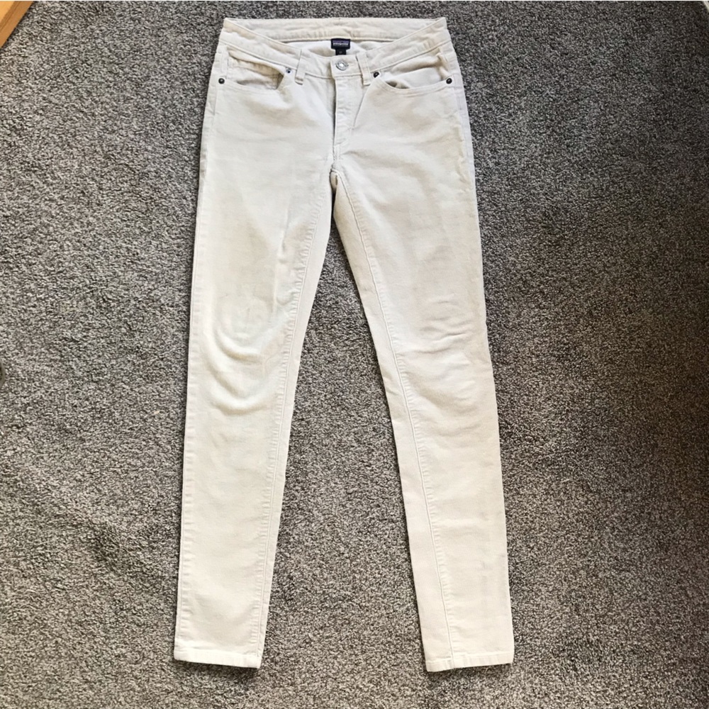 Off-White/Ivory Corduroy Stretch Jeans by Patagonia